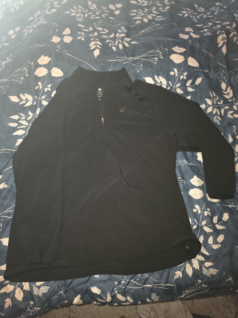 Black Adidas Quarter-Zip Pullover